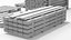Stack of Wooden Beams Chipboards and Pallets PBR 6