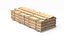 Stack of Wooden Beams Chipboards and Pallets PBR 6