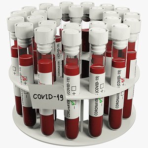 test tubes 3D model