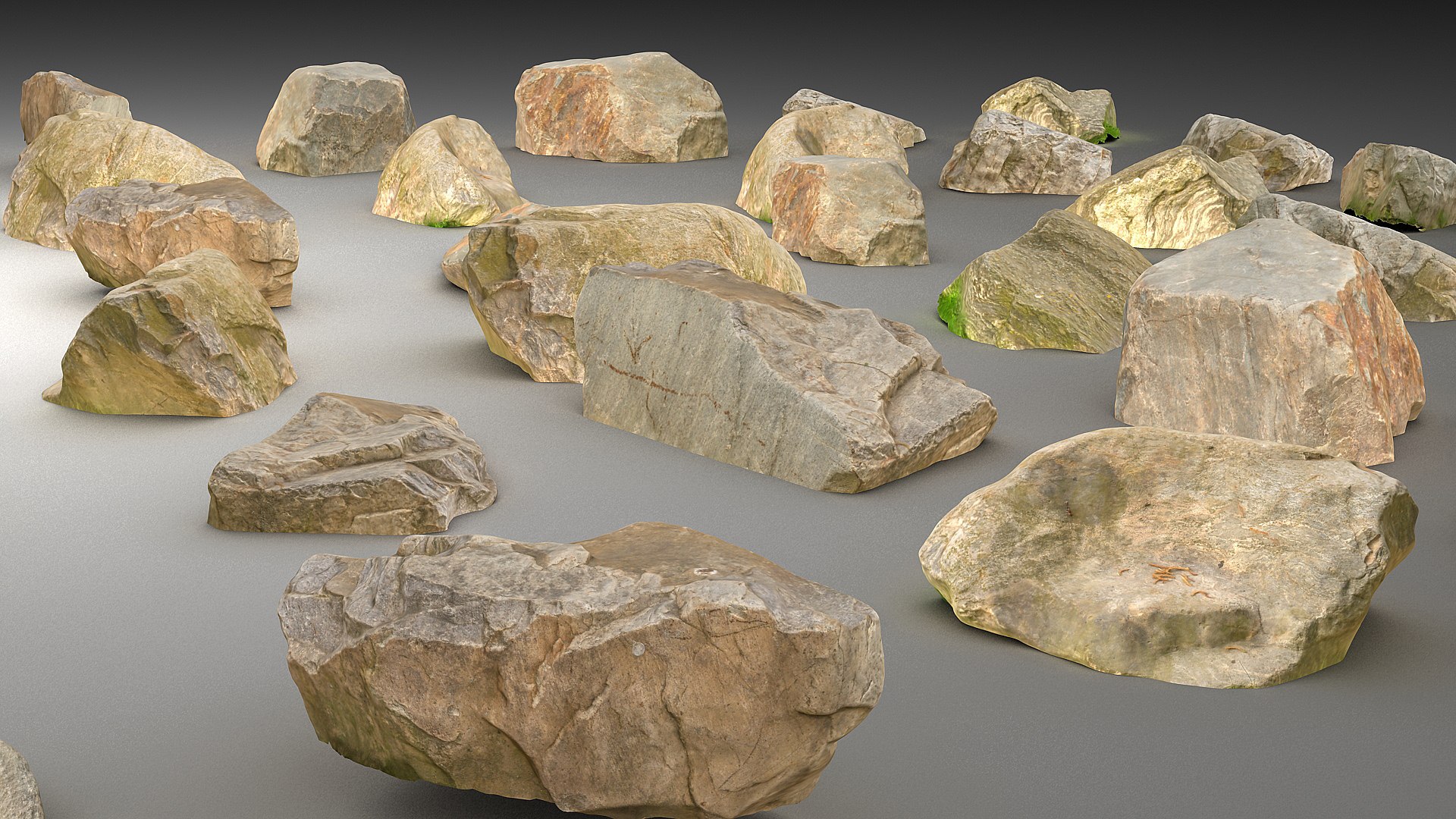 3d Rock Scan 8k Pack