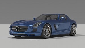3D Mercedes SLS AMG