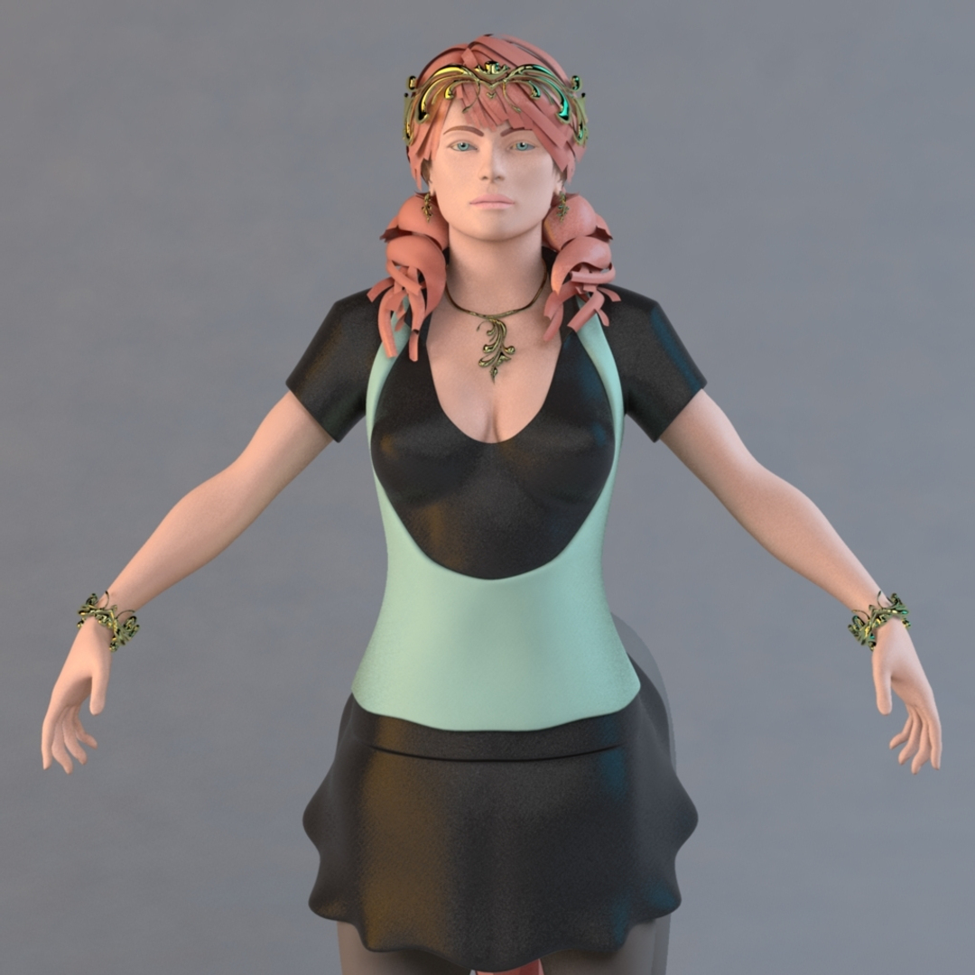3d model female centaur