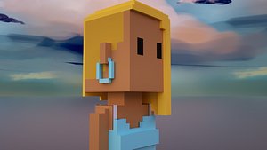 3D Meebits Silvia 3D