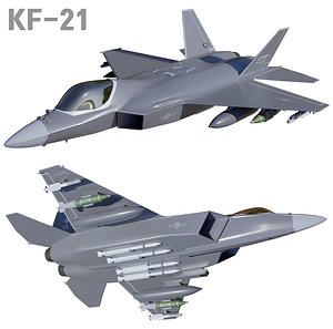 South Korea KF-21   KFX Jet fighter blender