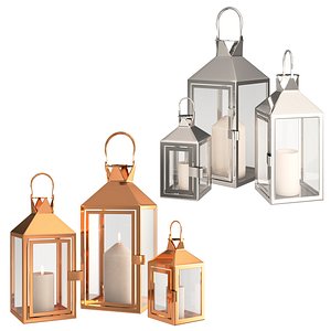 set lanterns 3D model