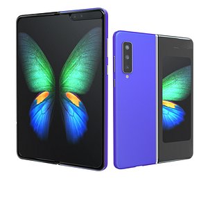 3D samsung galaxy fold model