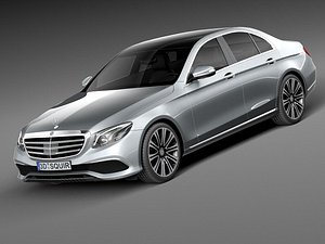 Mercedes E-Class 2017 mentalray