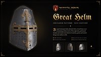 Medieval Crusader Great Helm