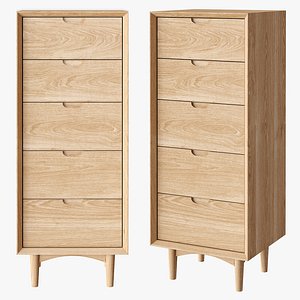 3D RJ Living Mia drawer chest model