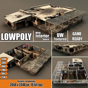 Lowpoly house ABR13