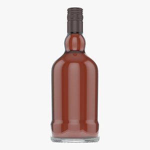 3D model whiskey bottle