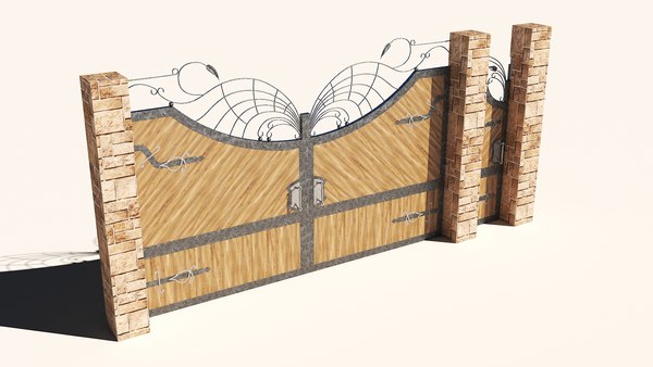 Gates exterior architecture model - TurboSquid 1601512
