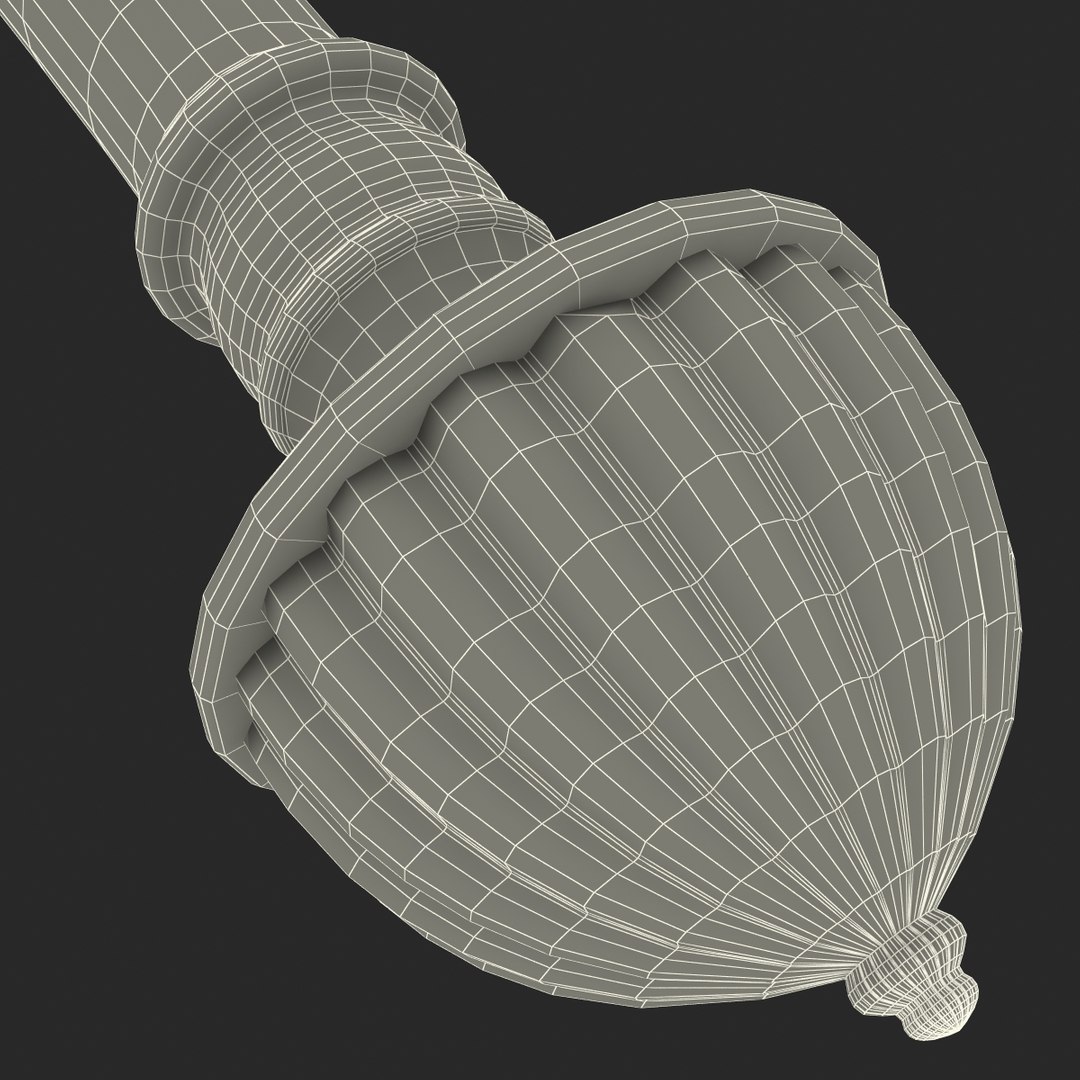 3d Model Medieval Mace V8