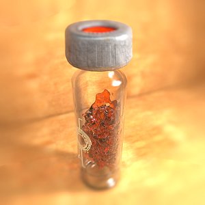 3d ampule liquid model