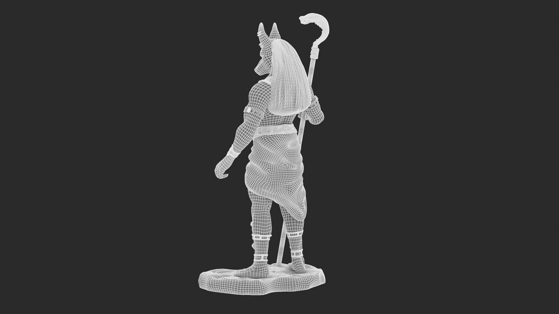 3D Jackal God Of The Egyptian - 3D Printable - TurboSquid 1778764