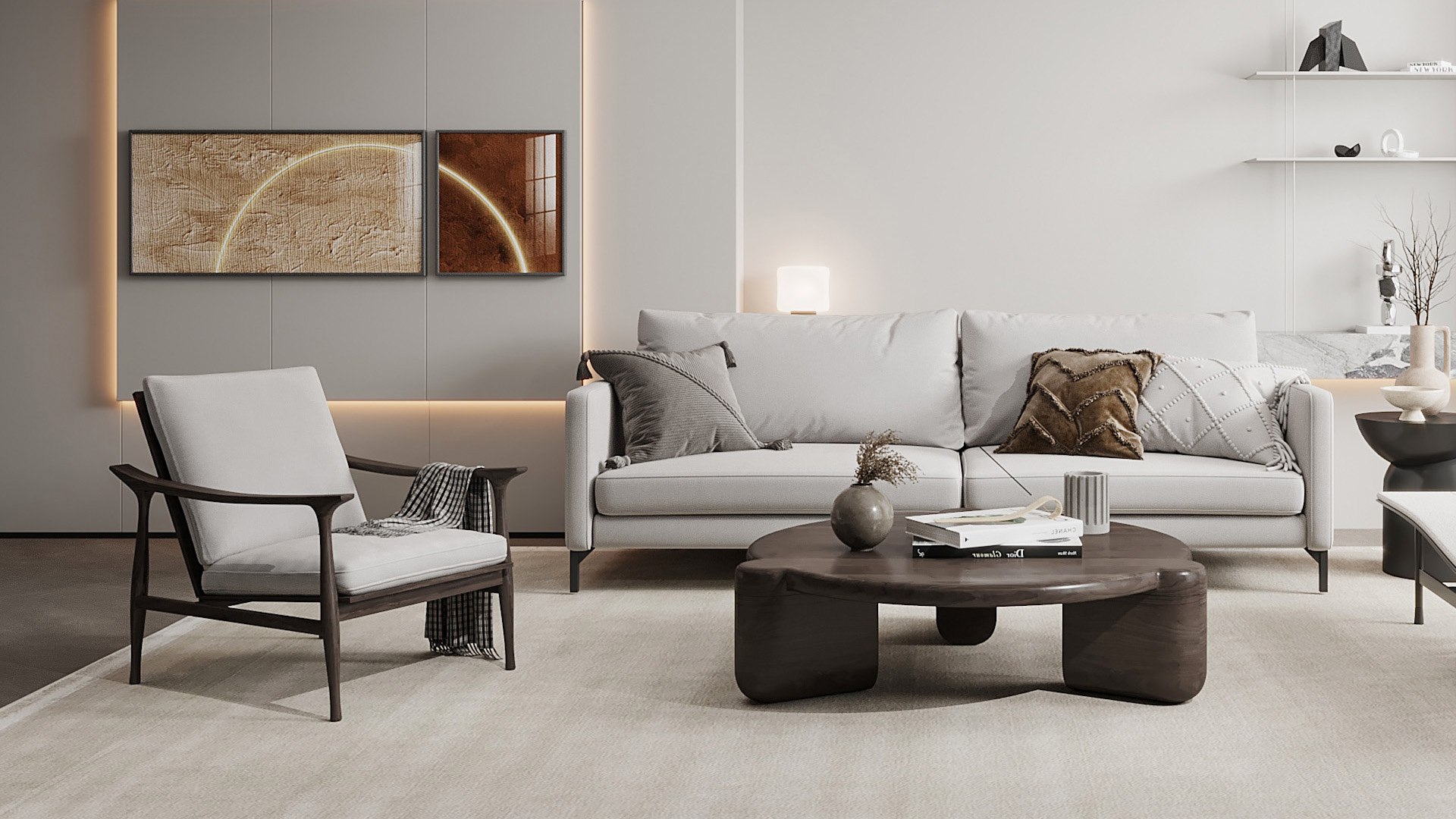 Modern Living Room 3D Model - TurboSquid 2076975