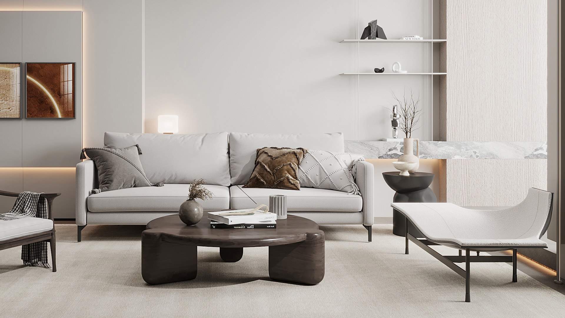 Modern Living Room 3D Model - TurboSquid 2076975