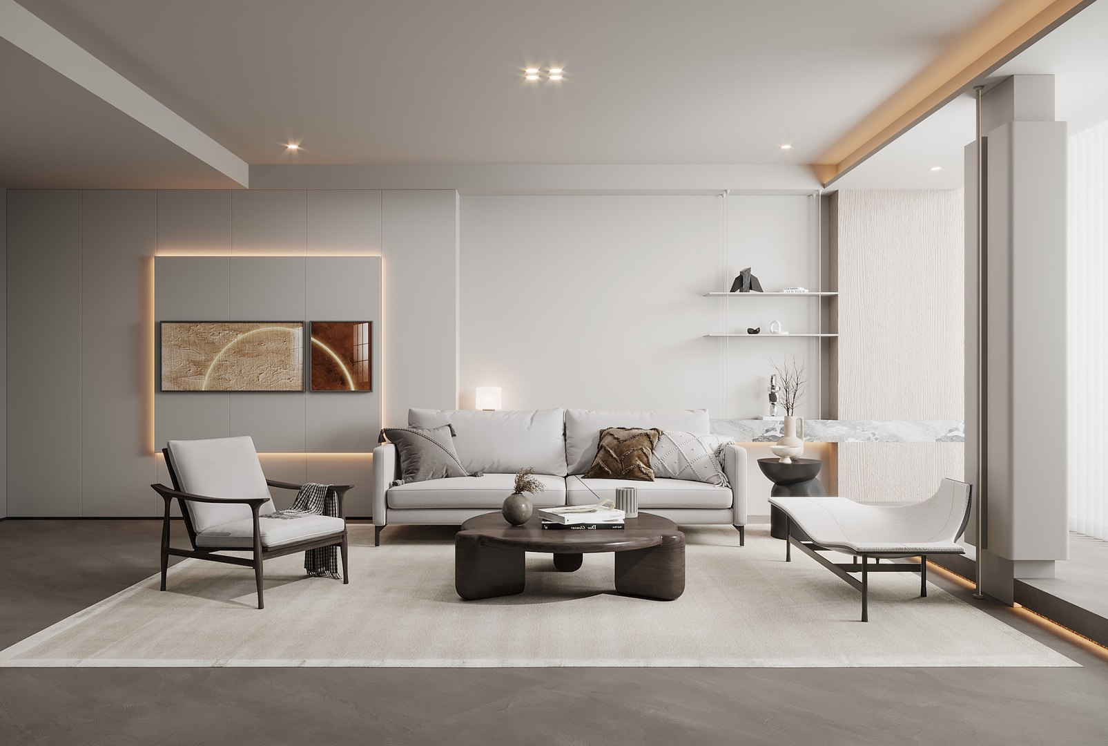 Modern Living Room 3D Model - TurboSquid 2076975