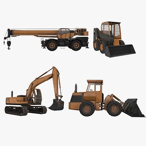 construction machinery pack loader 3D model