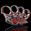 Jewelry 3D Badass Gothic Skull Ring Pair Design Model 3D print model