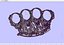 Jewelry 3D Badass Gothic Skull Ring Pair Design Model 3D print model