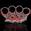 Jewelry 3D Badass Gothic Skull Ring Pair Design Model 3D print model