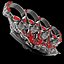 Jewelry 3D Badass Gothic Skull Ring Pair Design Model 3D print model