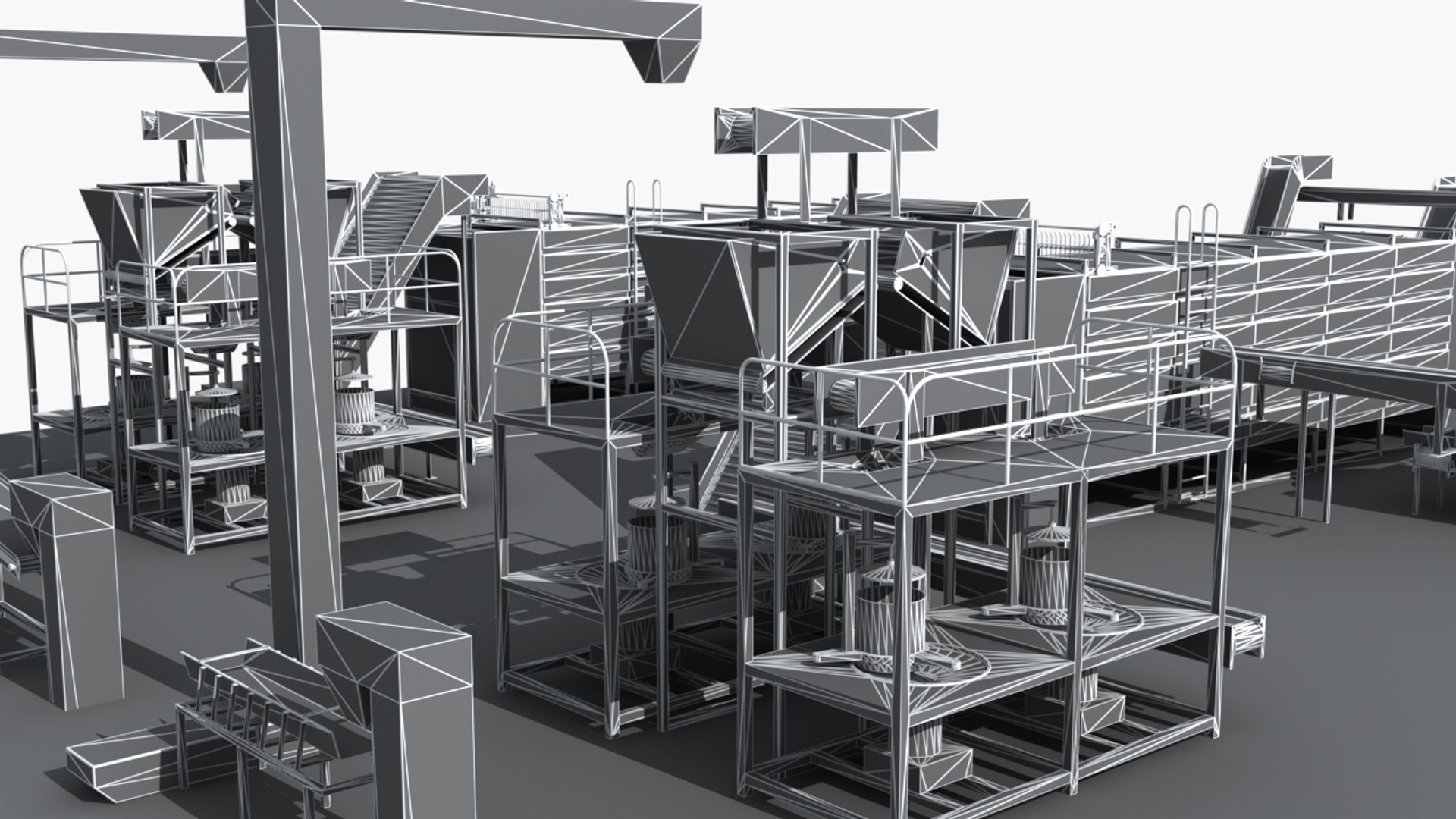 3D Industrial Equipment 5-Tea Assembly Production Line - TurboSquid 2163206