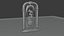 Reloj despertador digital moderno modelo 3d
