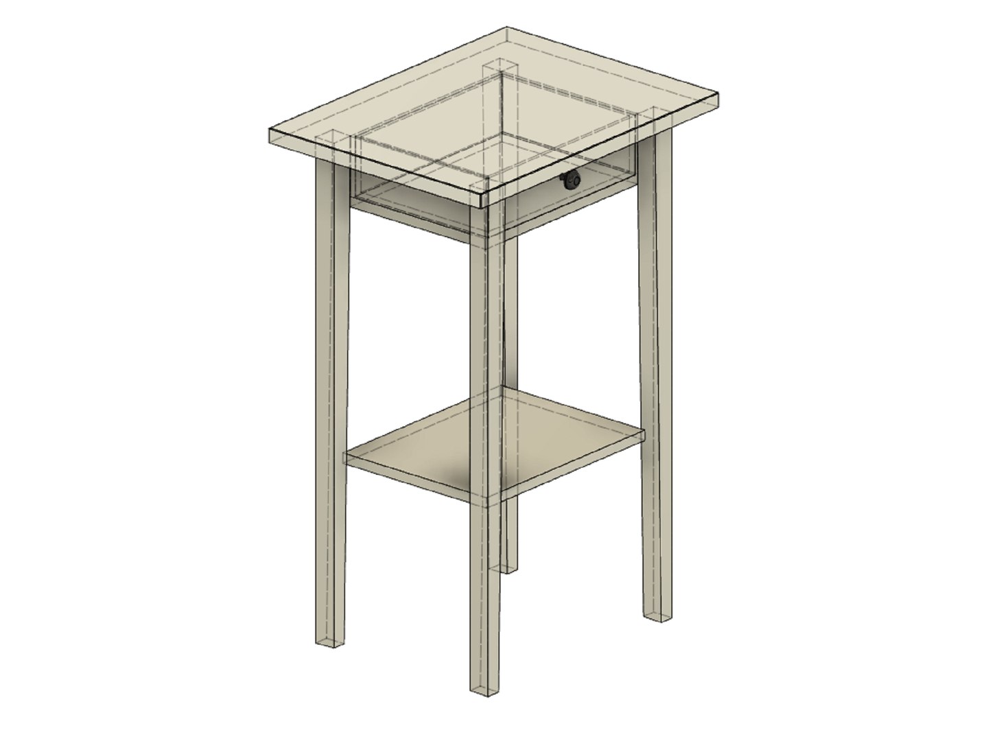 3D Model IKEA Hemnes Nightstand TurboSquid 2088678   Ikeahemnesnightstand2 