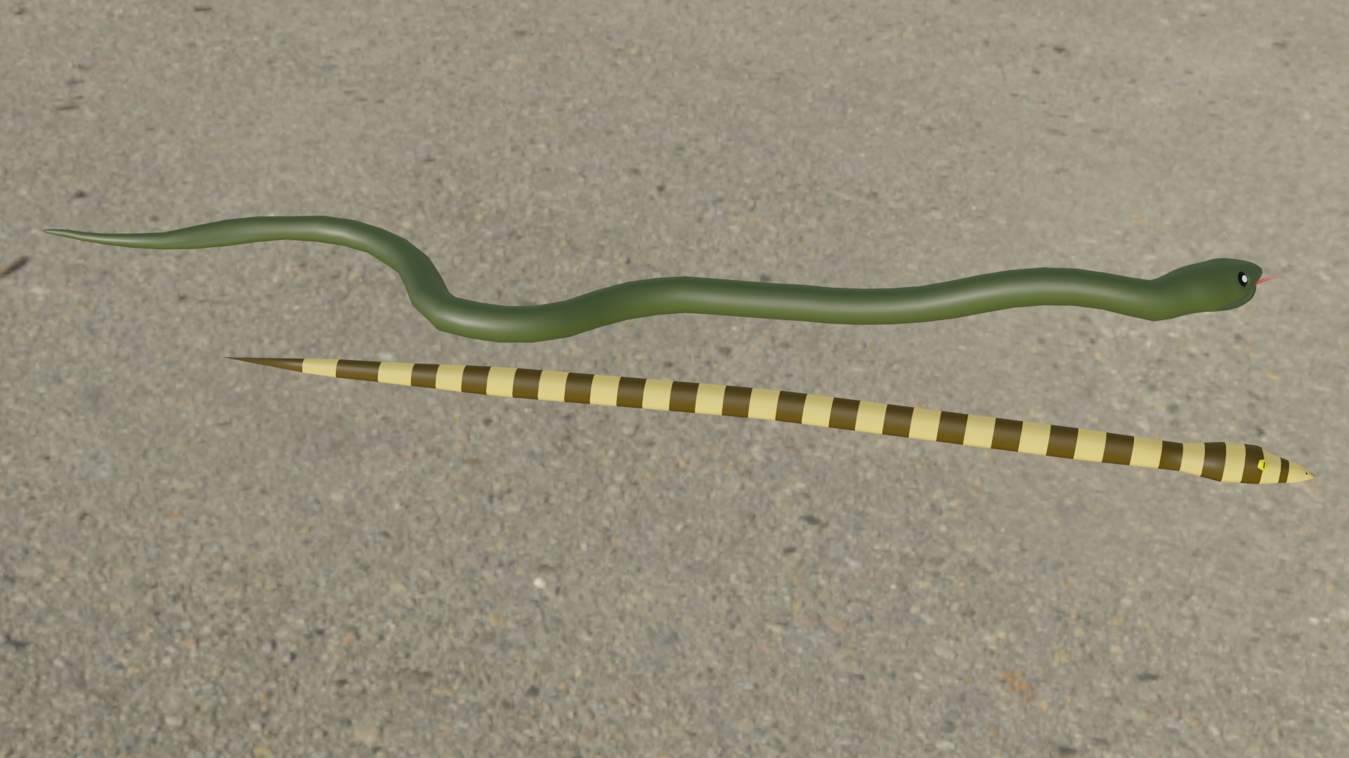 Snakes Model - TurboSquid 1804526