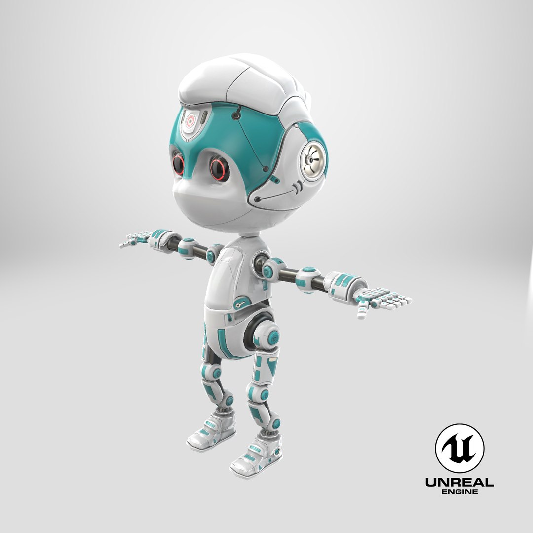 3D White Robot model https://p.turbosquid.com/ts-thumb/oD/vZGMXd/t1/stemcell_unreal_render/png/1724856177/1920x1080/fit_q87/a8b3839aee644469224e95b6ddea24e87c9cda41/stemcell_unreal_render.jpg