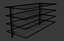 glass shelves 3d obj