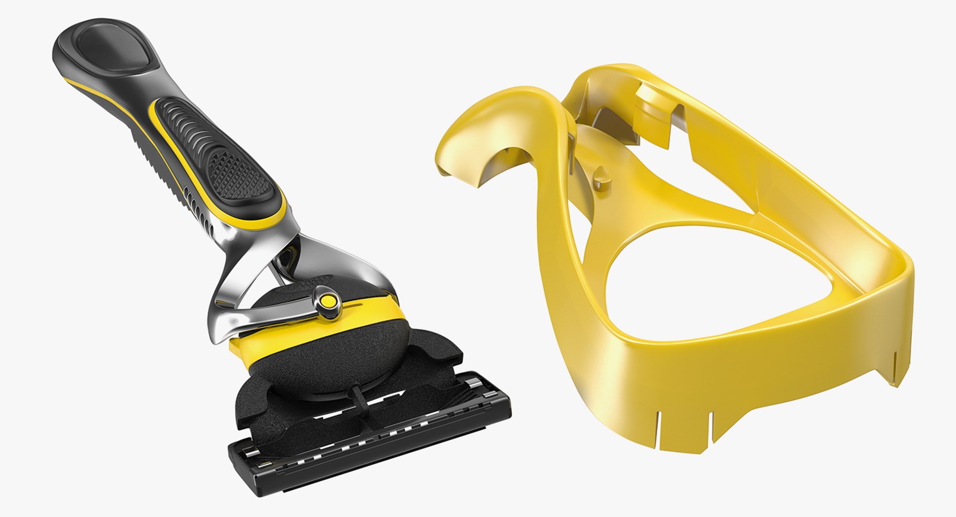 3D Shaving Razor Stand - TurboSquid 1382605