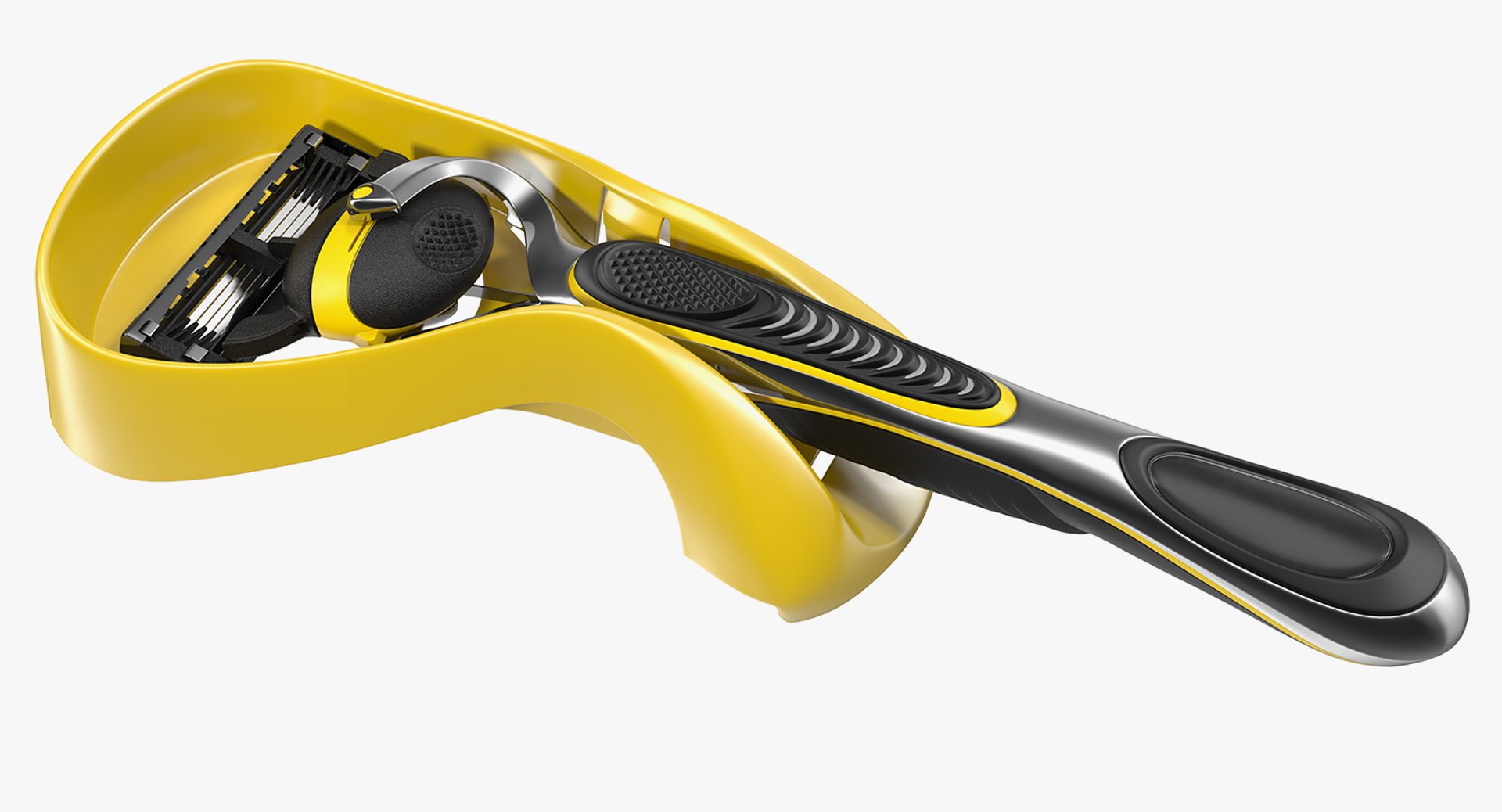 3D Shaving Razor Stand - TurboSquid 1382605
