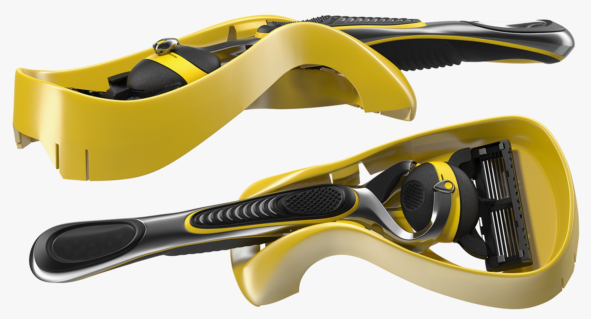 3D Shaving Razor Stand - TurboSquid 1382605