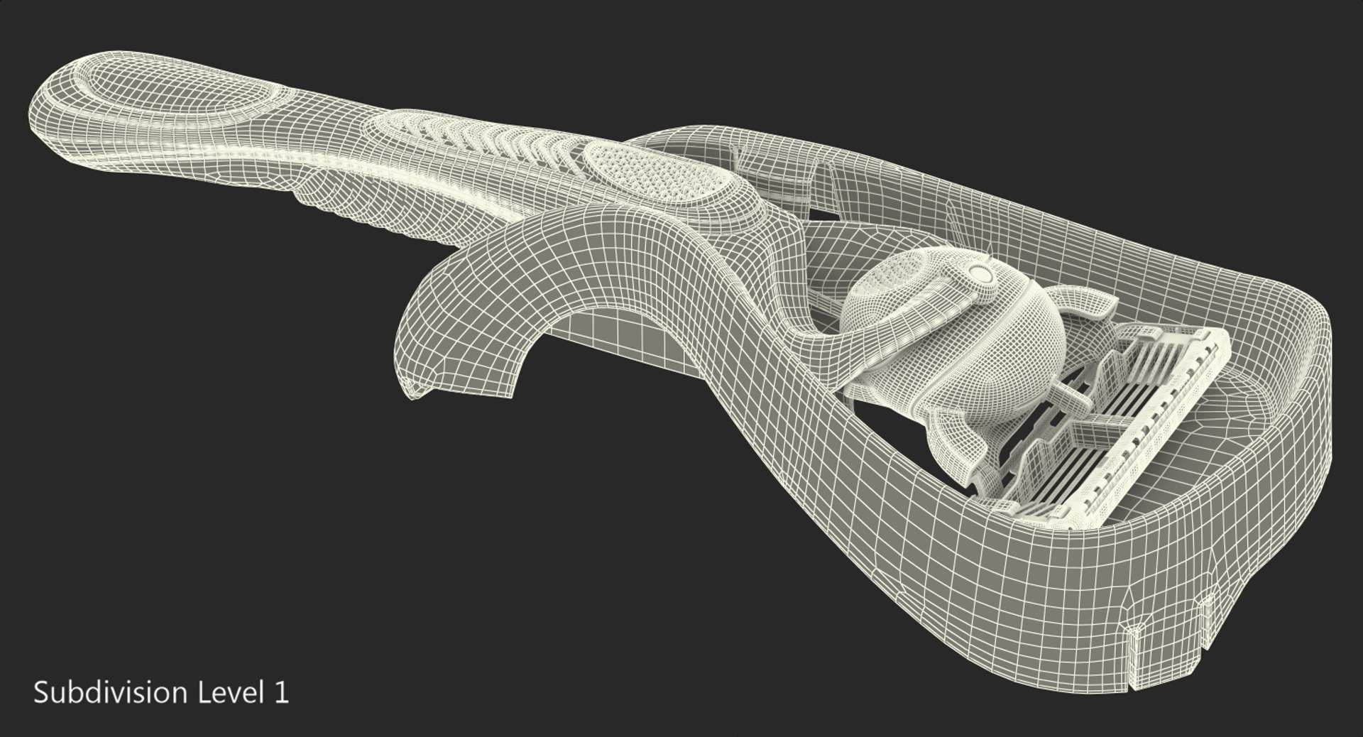 3D Shaving Razor Stand - TurboSquid 1382605