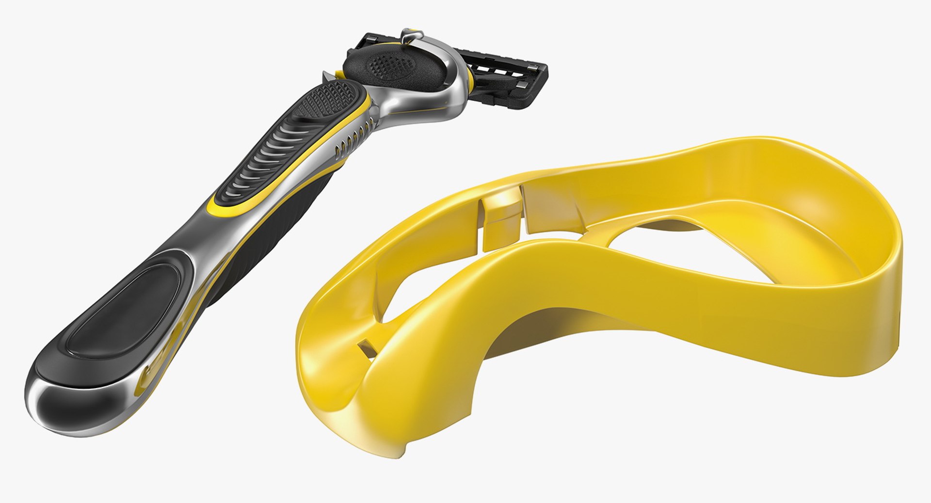 3D Shaving Razor Stand - TurboSquid 1382605