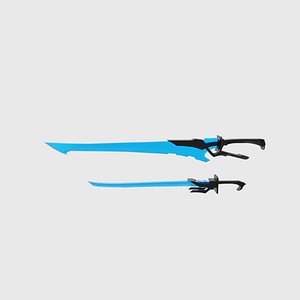 3D Sci-fi Fantasy Battle Sword model