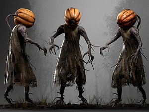 Pumpkin Monster 3D model
