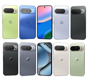 Google Pixel 10 Pro And Google Pixel 10 All Colors 3D model