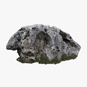 rock scanned ready 3D model