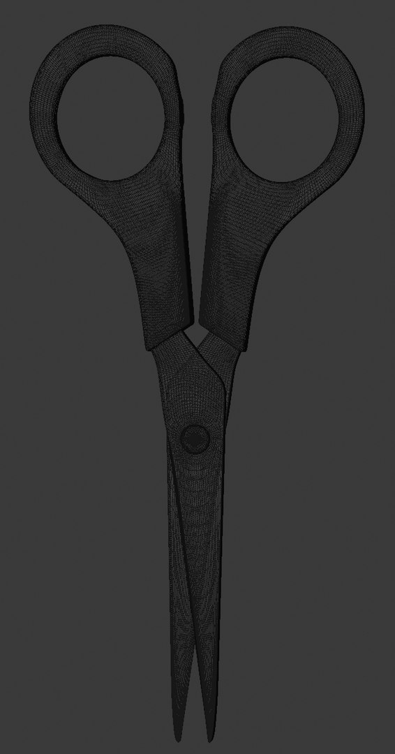 3D Scissors Blender Colorful Model - TurboSquid 1453297