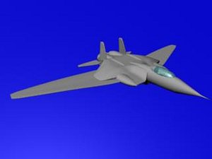 fighter jet 3d model
