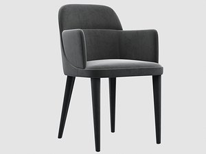jackie dining armchair gallotti 3D
