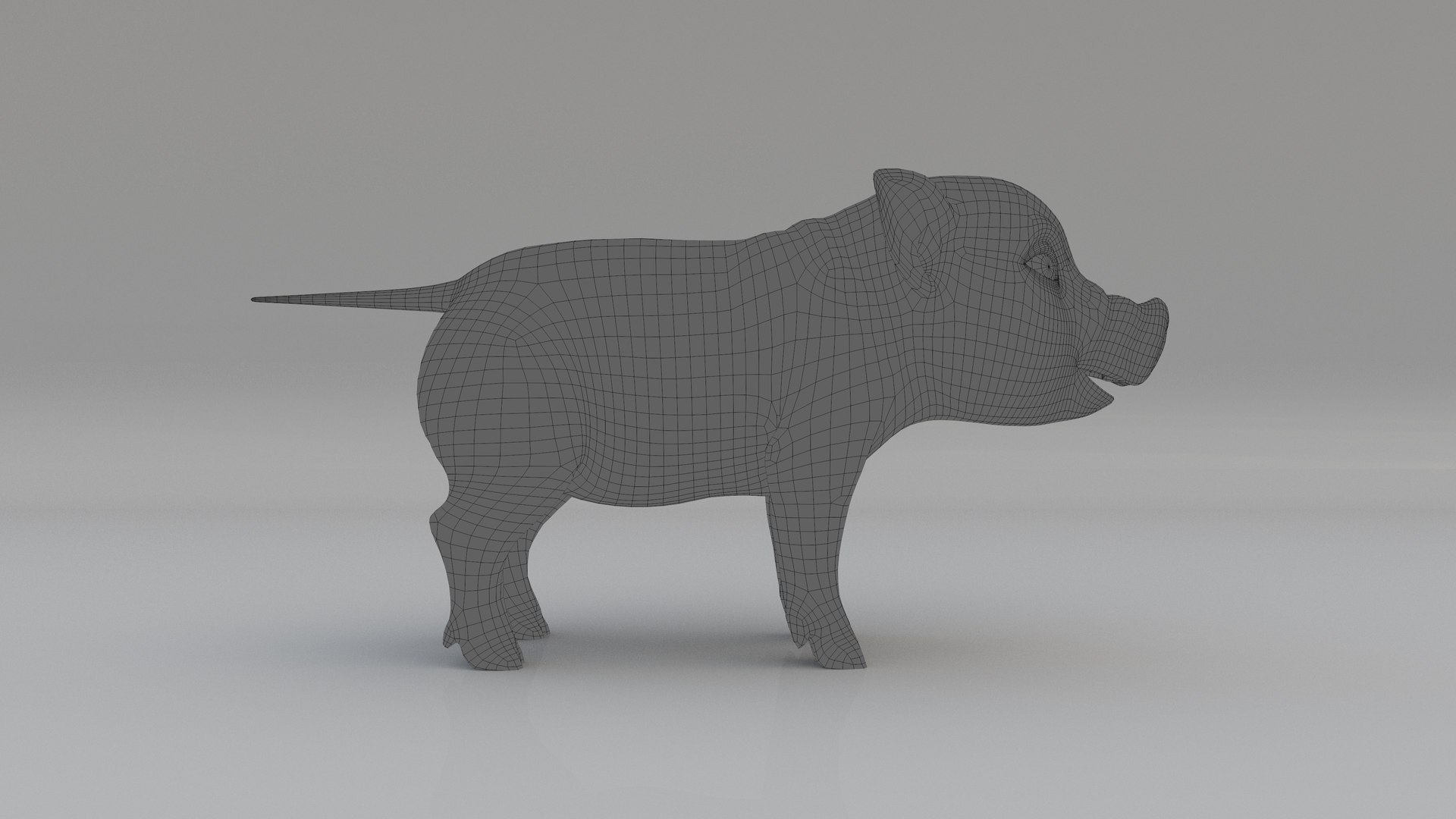 3D Pig Piglet FUR ANIMATED Model - TurboSquid 1962190