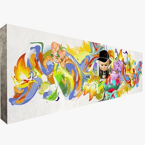 Graffiti Art Wall V5