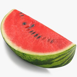 3D Watermelon Slice 01