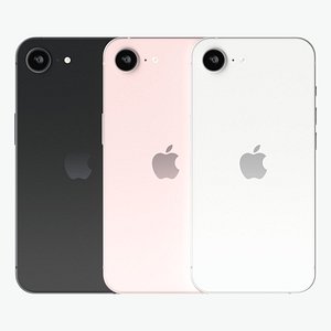 Apple iPhone 17e All Colors 3D model