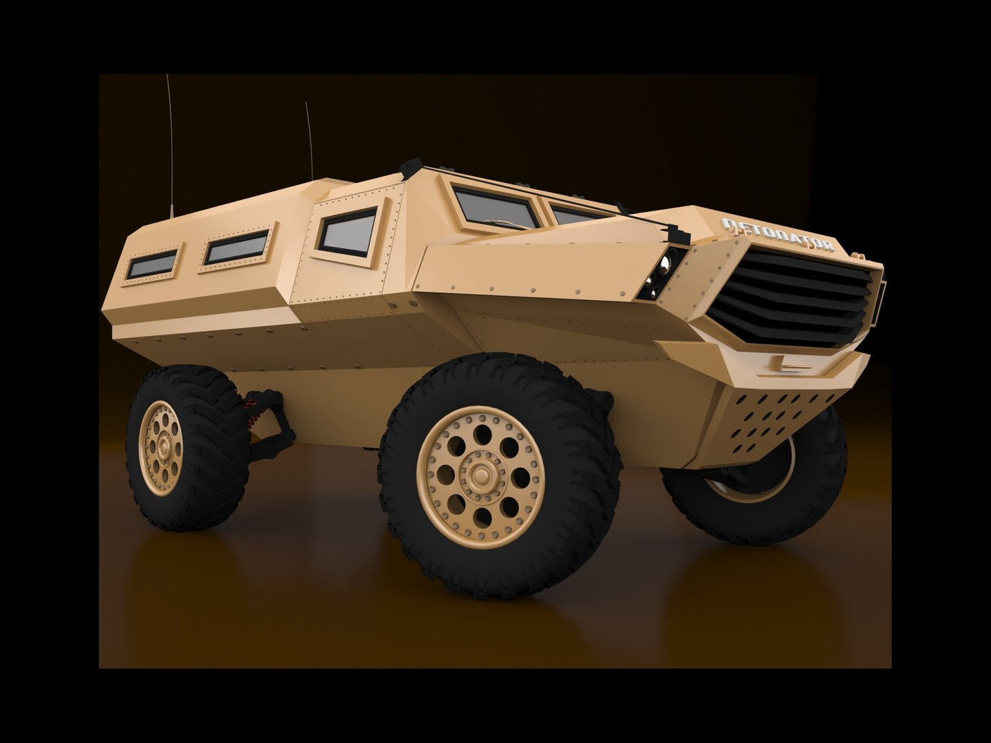 Military vehicle 3D model - TurboSquid 1625488